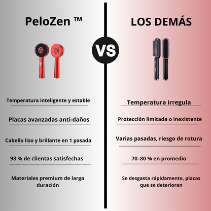 PeloZen™ | Peine eléctrico para masaje del cuero cabelludo y aplicador de aceite